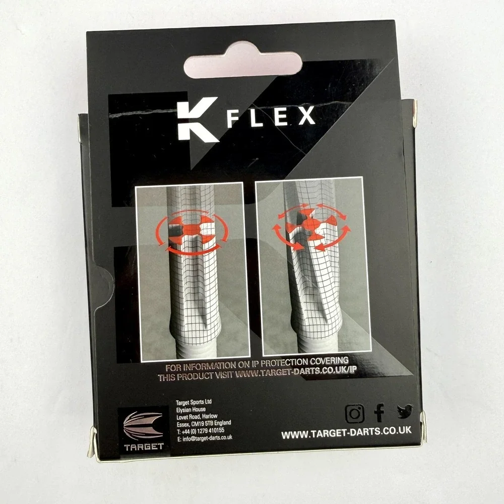 Target K-Flex Dart Flights No2 Standard Medium 33mm RVB 3 Pack Raymond Van Bveld